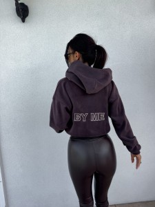 BLUZA BYME POLAROWA BLISS CZEKOLADOWA
