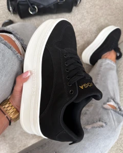 BUTY DAMSKIE SNEAKERSY OLAVOGA KASATO CZARNE