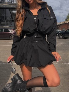 SPÓDNICA LA COCA BOMBKA SKORT CZARNA