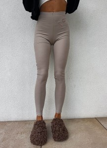 LEGGINSY BY ME LEGGINSY CAŁUSKI BEŻOWE