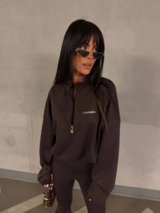  BLUZA DAMSKA LAMANUEL LUXE CZEKOLADOWA