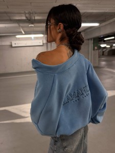  BLUZA DAMSKA LAMANUEL STAY WARM NIEBIESKA