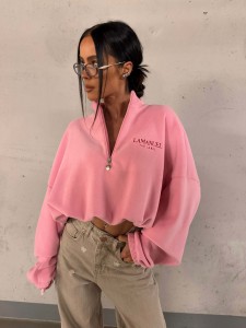  BLUZA DAMSKA LAMANUEL STAY WARM RÓŻOWA