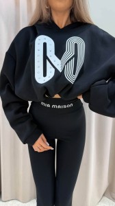 BLUZA MIA MAISON SHINE GIRL CZARNA