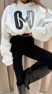 BLUZA MIA MAISON SHINE GIRL BIAŁA