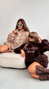 BLUZA MIA MAISON APRÈS SKI CZEKOLADOWA