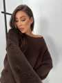 Sweter-damski-OLAVOGA-BELPOMERO-2026-brazowy.webp