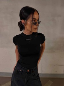 TOP DAMSKI LAMANUEL SIMPLE CZARNY