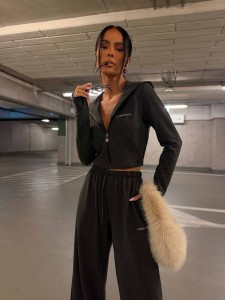  BLUZA DAMSKA LAMANUEL REBEL ANTRACYT