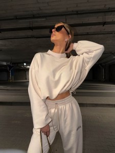 KOMPLET LACOCA OFF SHOULDER SET VANILIA