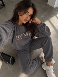 BLUZA BYME POLAROWA MERCY GRAFITOWA