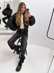SPODNIE DAMSKIE OLAVOGA NIDO CZARNE