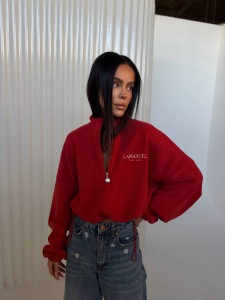  BLUZA DAMSKA LAMANUEL STAY WARM CZERWONA