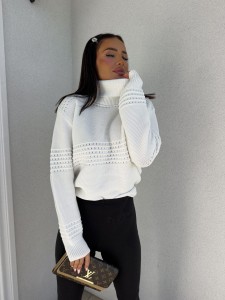 SWETER GOLF BY ME ALSO ECRU