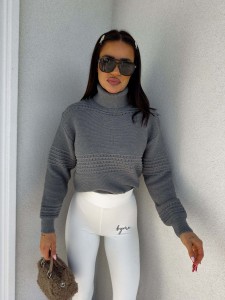 SWETER GOLF BY ME ALSO SZARY