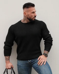 SWETER MĘSKA OLAVOGA SASIO CZARNY